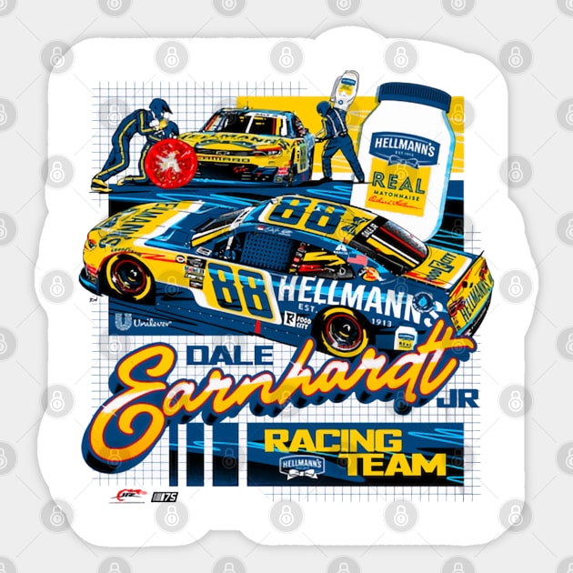 Dale Earnhardt Jr. Hellmann's Sticker by art.Hamdan